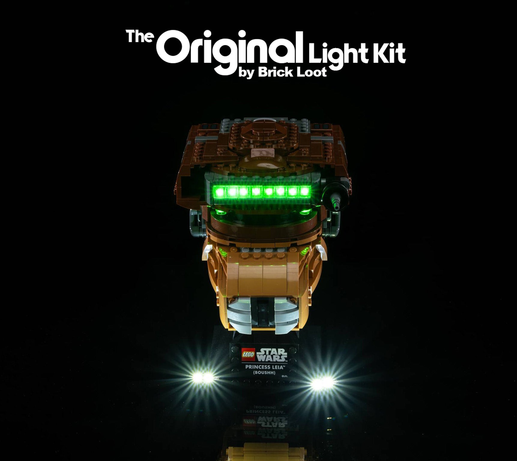 LED Lighting Kit for LEGO Star Wars Princess Leia - Boushh Helmet (75351)