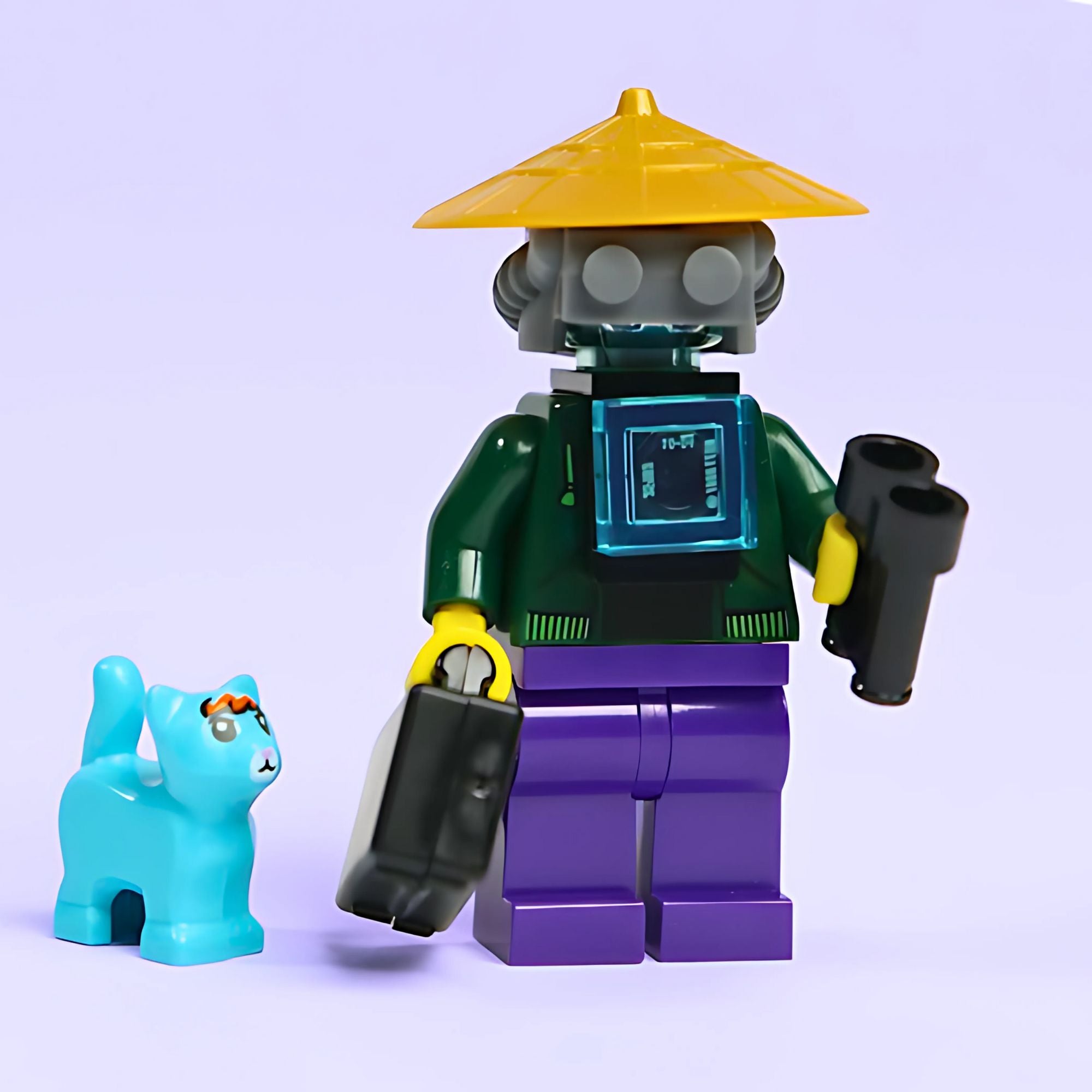 Cyber Samurai - Custom Built 100% LEGO Minifigure