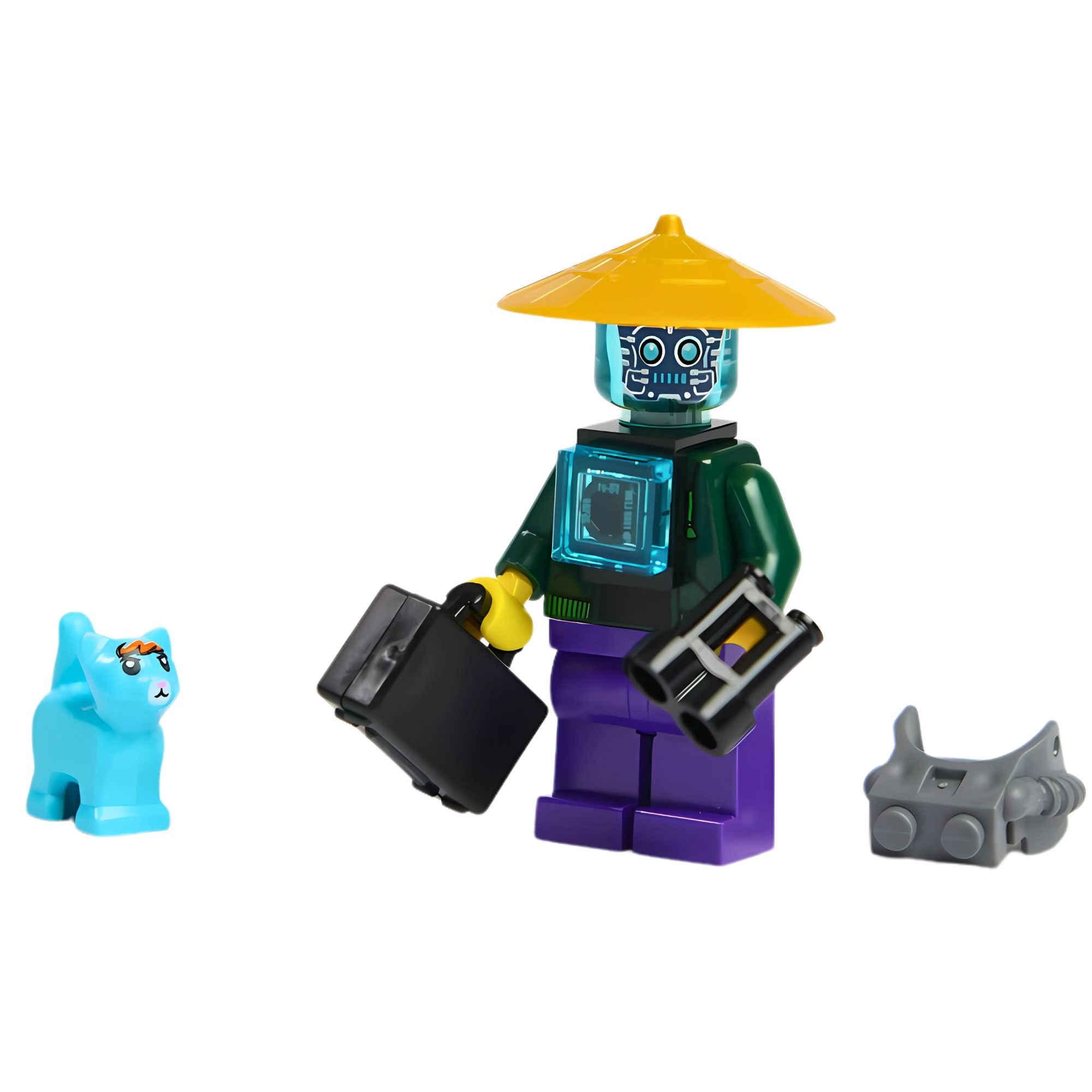Cyber Samurai - Custom Built 100% LEGO Minifigure