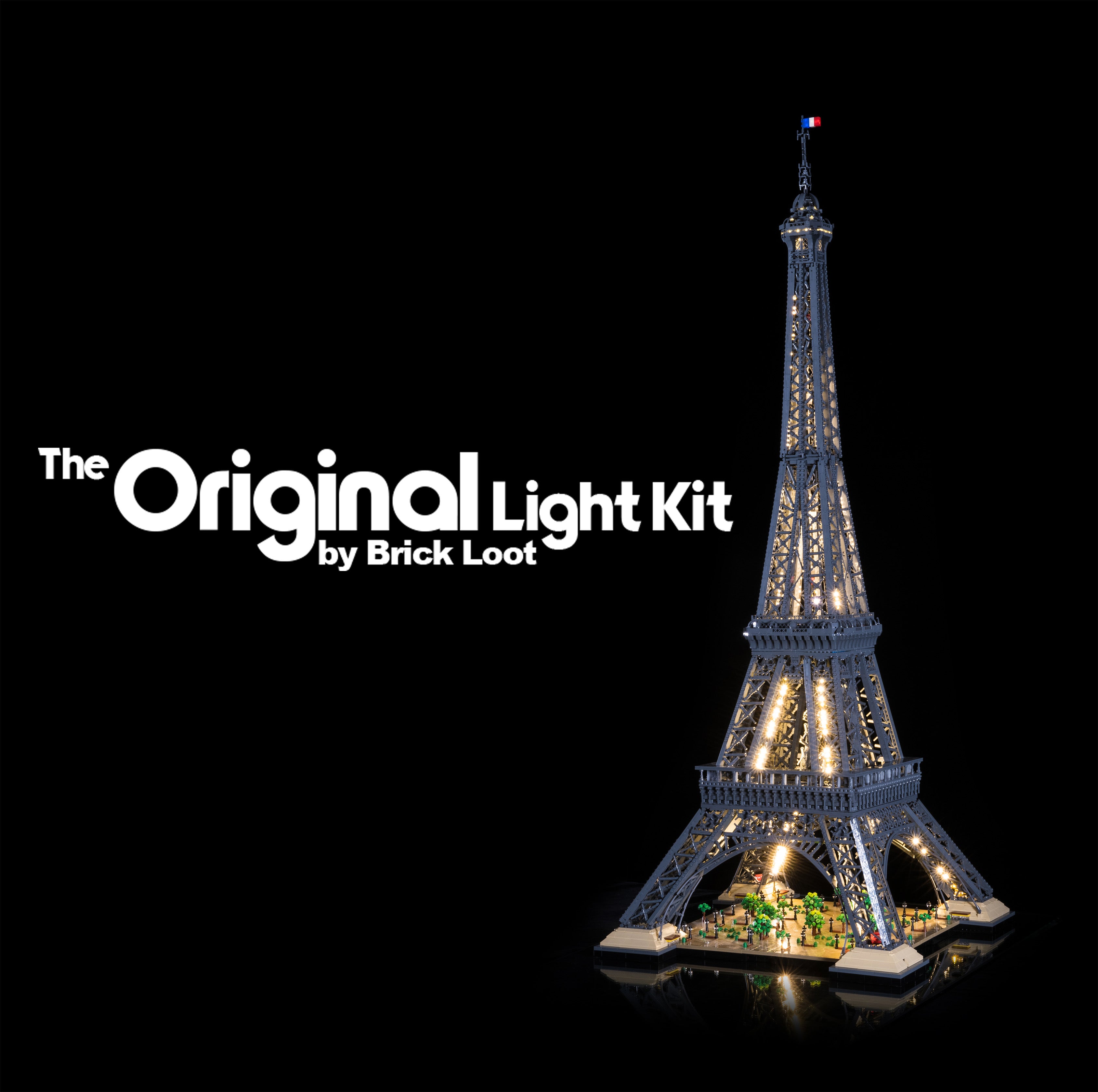 LED Lighting kit for LEGO Icons Eiffel Tower (10307)