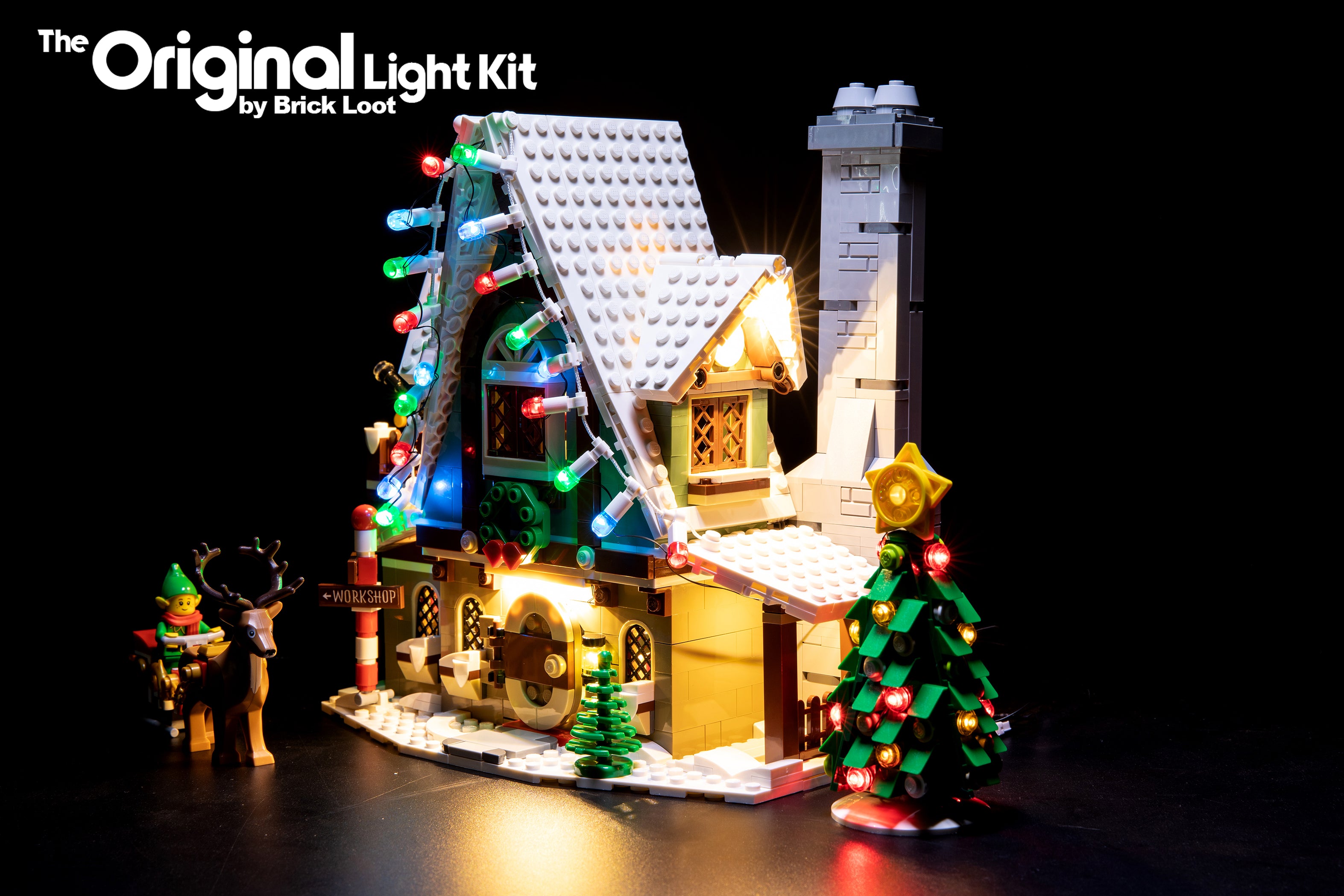 LED Lighting Kit for LEGO Elf Club House Set (10275)