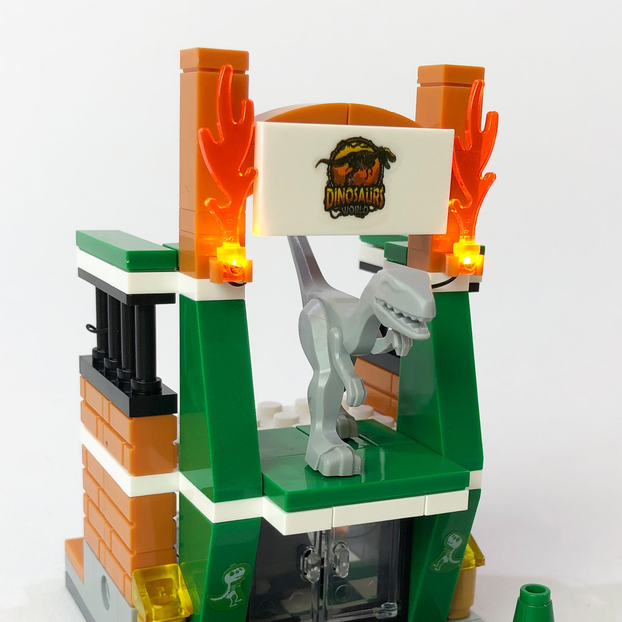 LED Double Flames with 2x3 Battery Brick - Light Linx