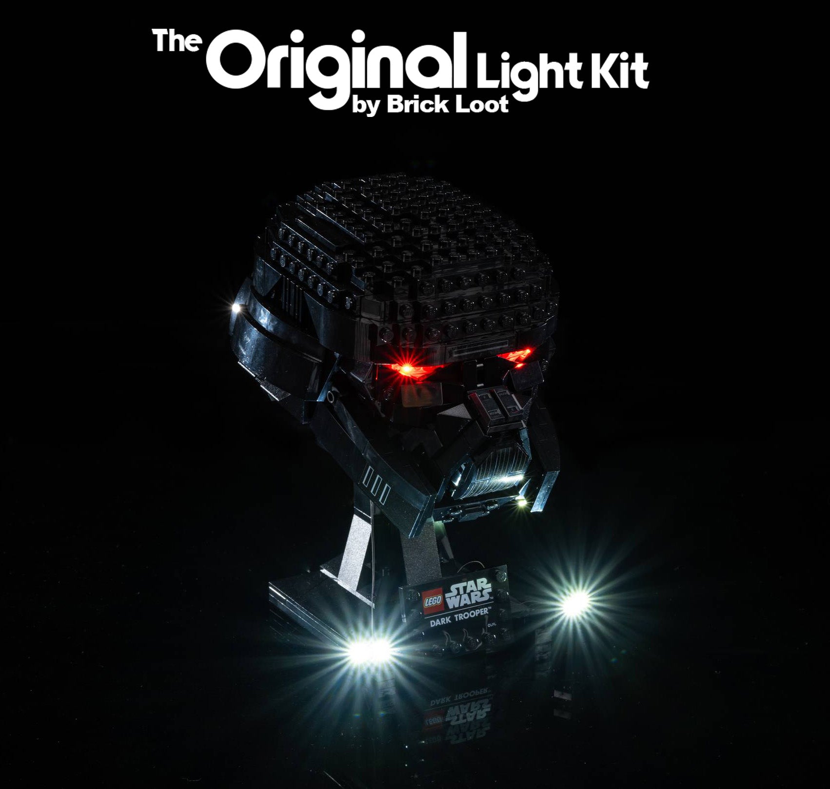 LED Lighting Kit for LEGO Star Wars Dark Trooper™ Helmet (75343)