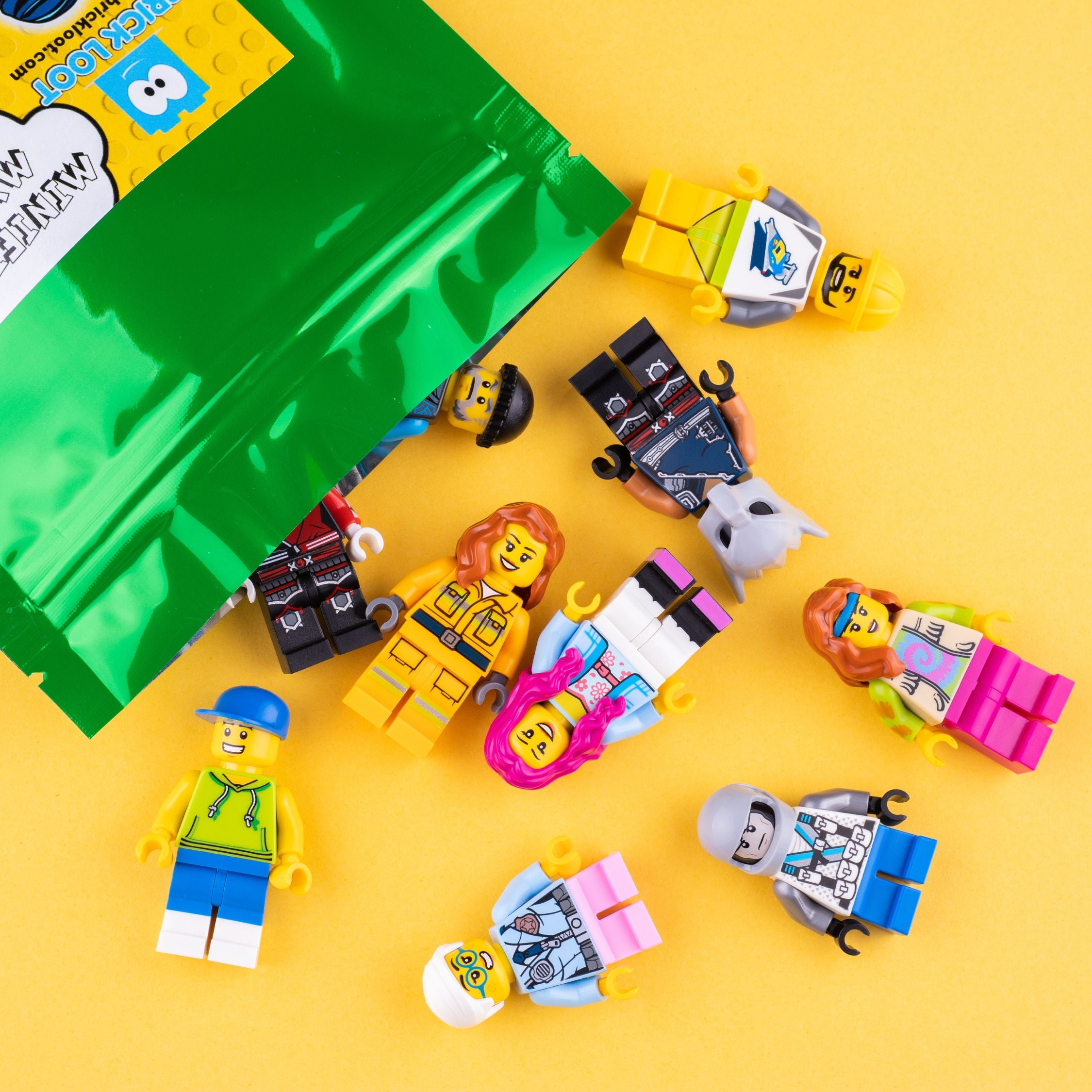 Pack of 10 Random Authentic LEGO Minifigures – 100% Genuine LEGO Figures