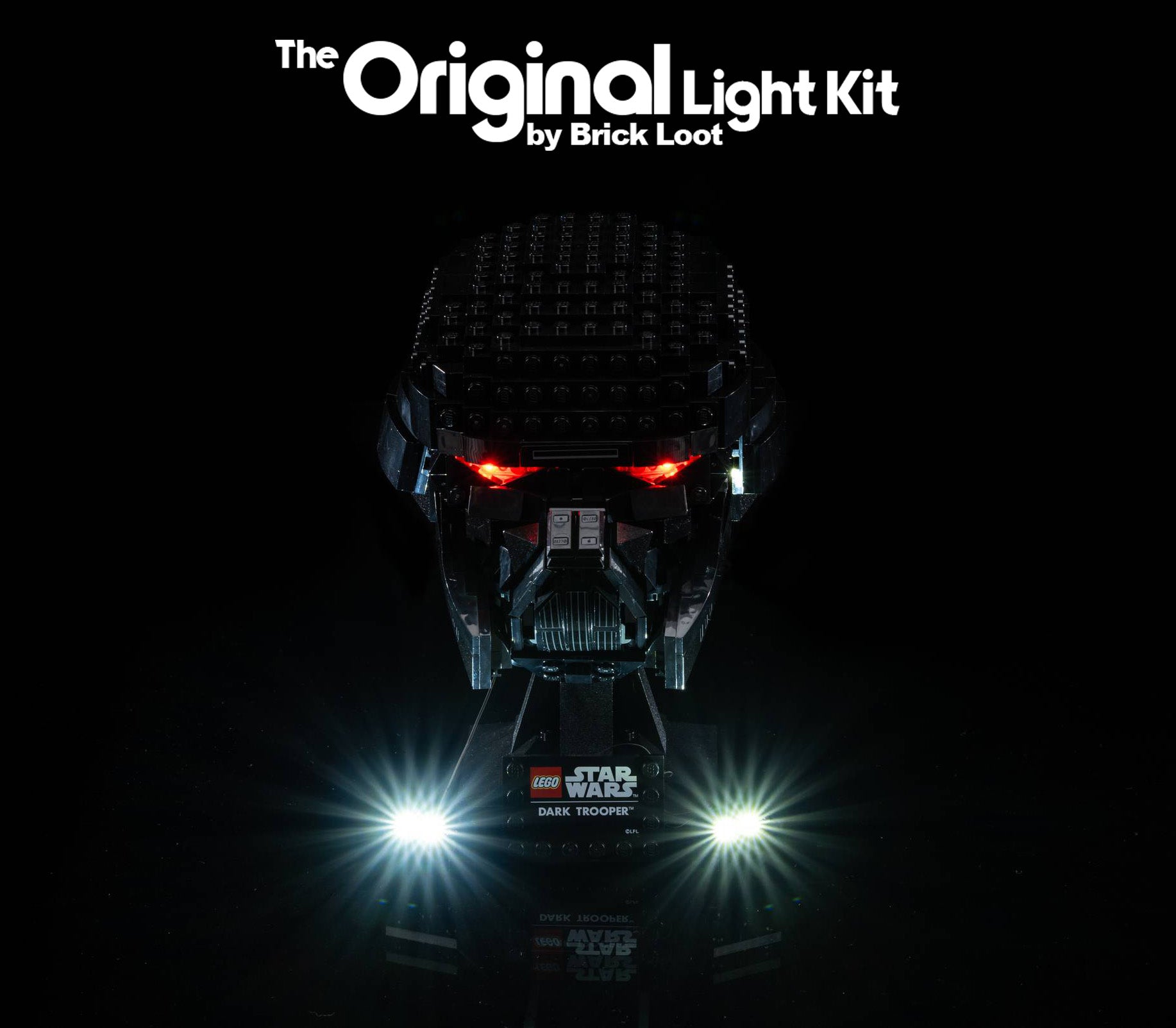 LED Lighting Kit for LEGO Star Wars Dark Trooper™ Helmet (75343)
