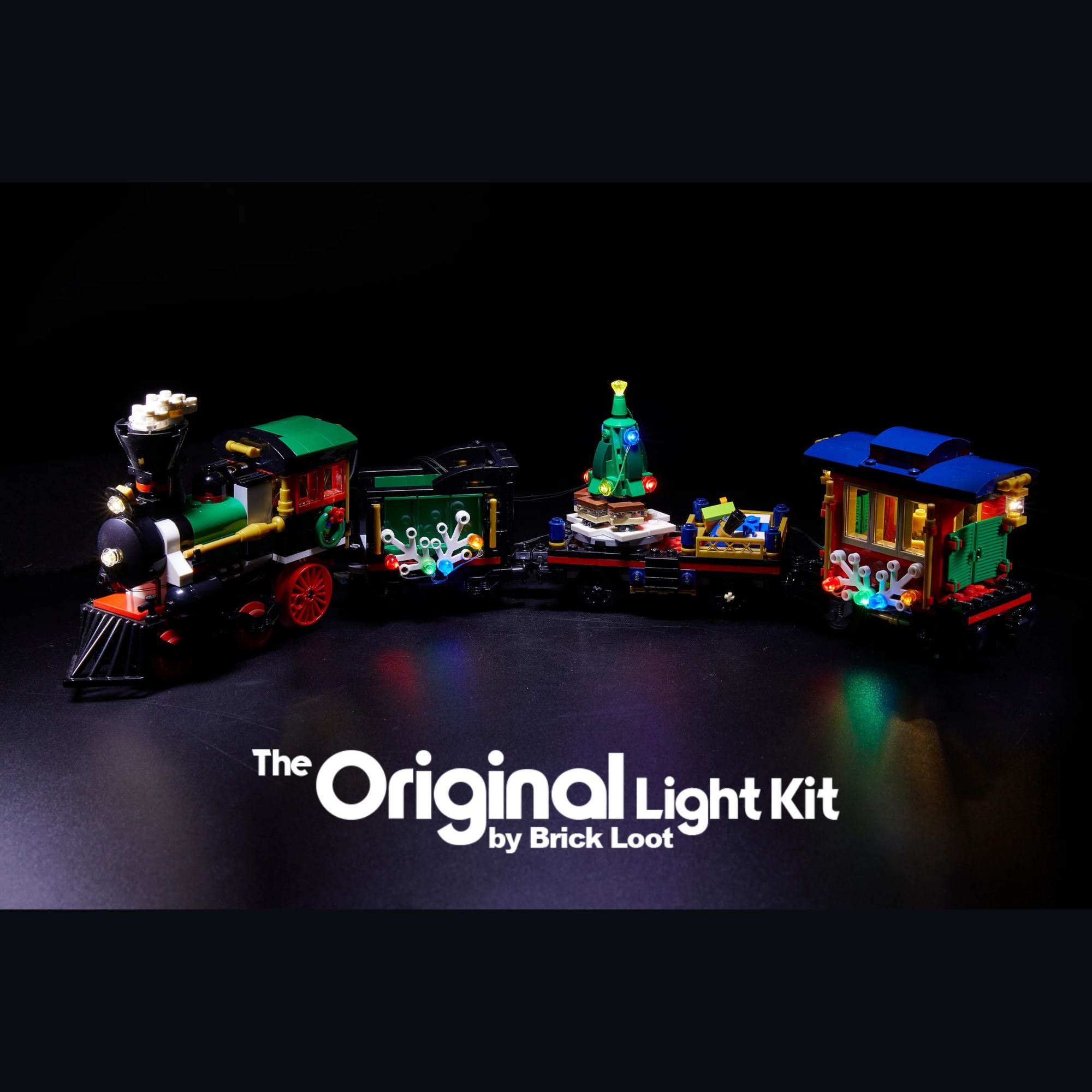 LED Lighting Kit for LEGO Winter Holiday Train Set (10254)