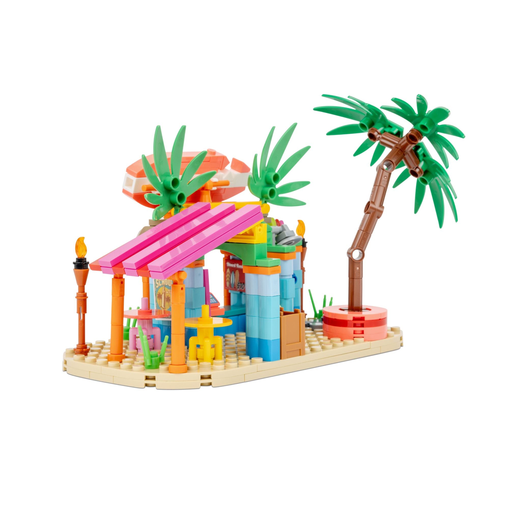 Surf's Up Surf Shop Brick Set
