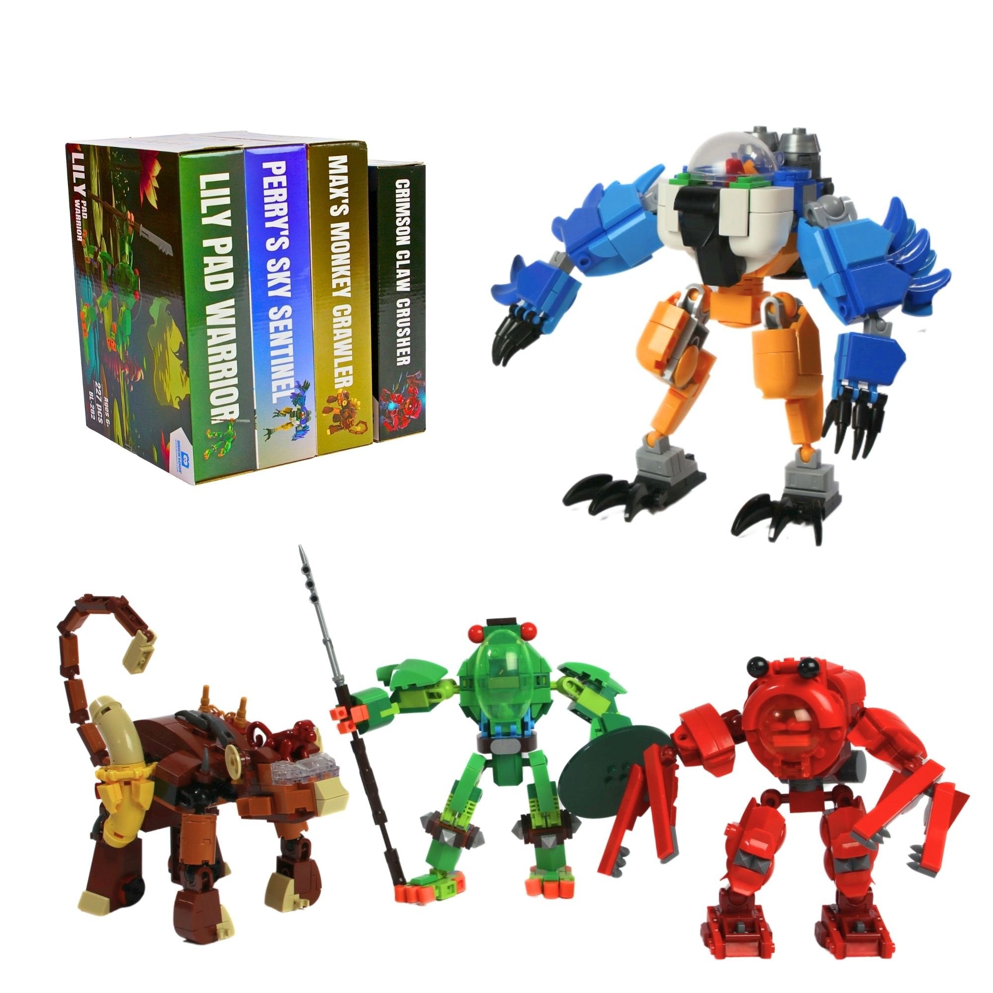 Mech Fighter Brick Set - Collect them all!