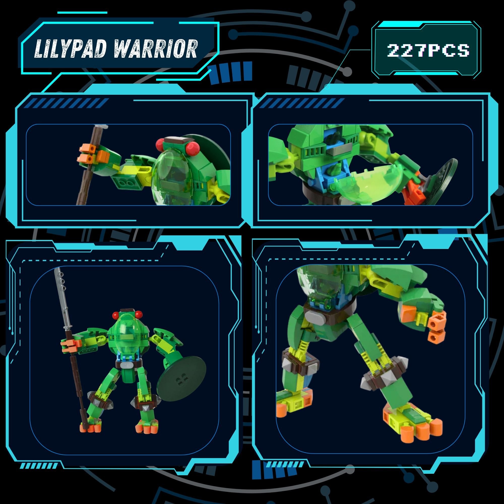 Mech Fighter Brick Set - Collect them all!