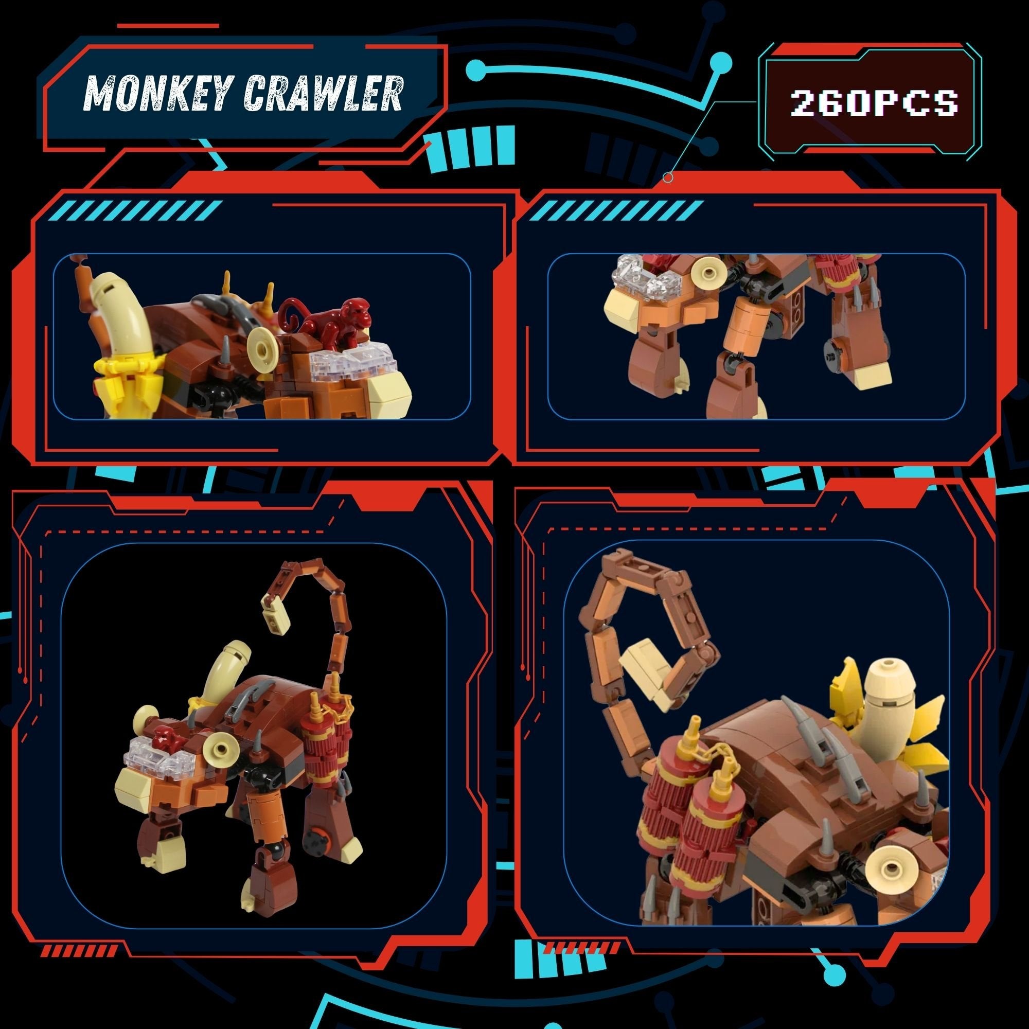 Mech Fighter Brick Set - Collect them all!