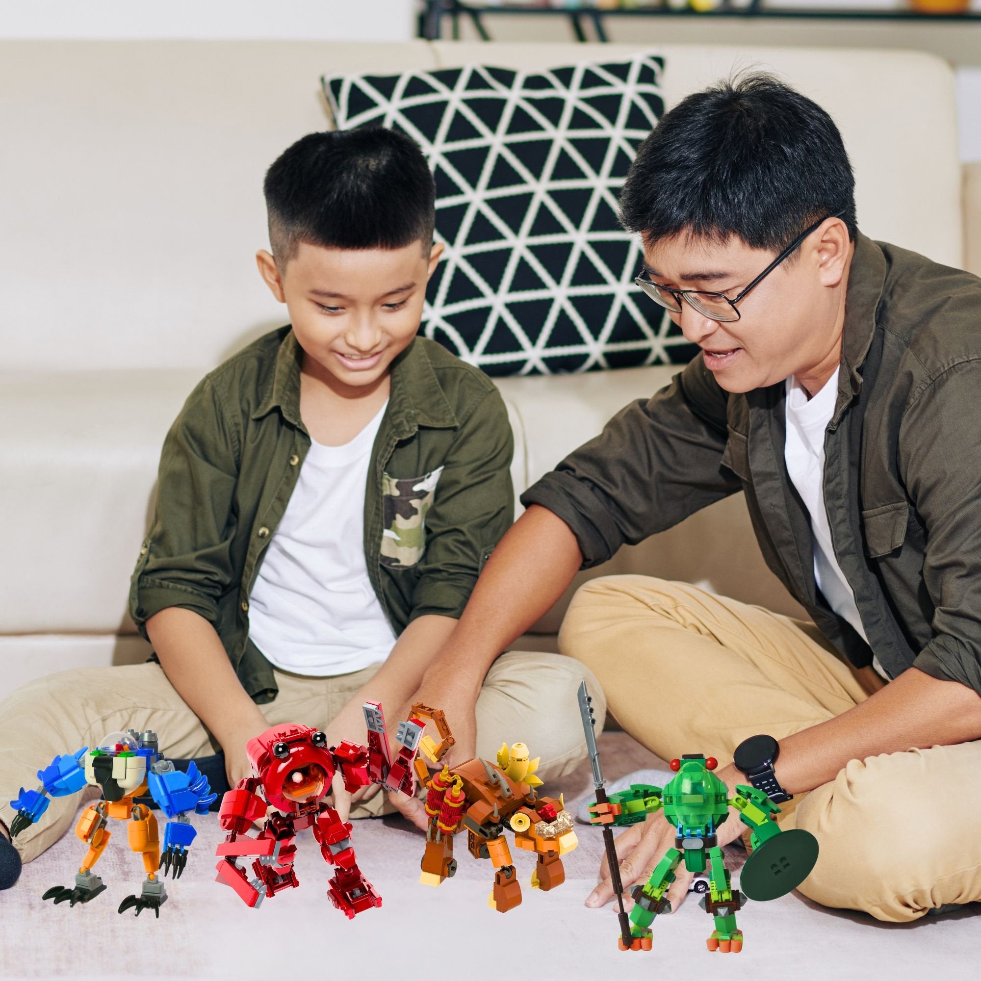Mech Fighter Brick Set - Collect them all!