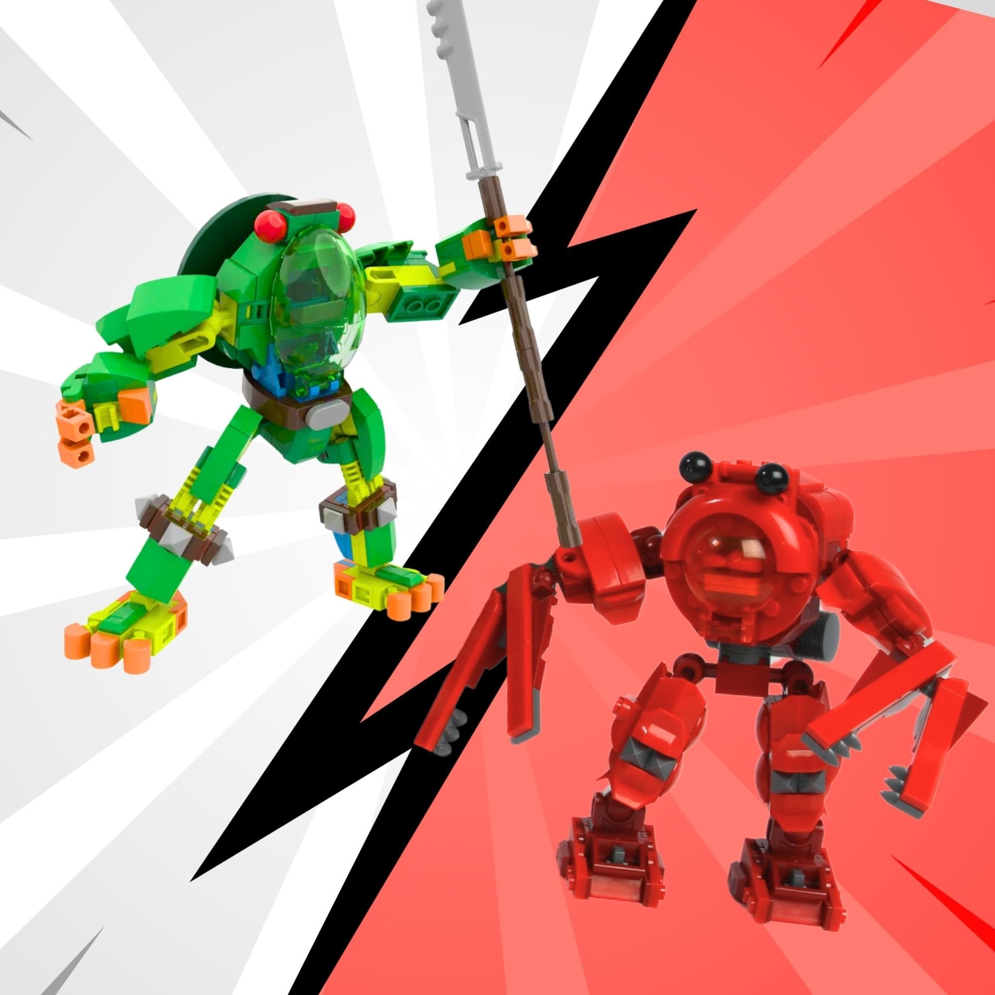 Mech Fighter Brick Set - Collect them all!