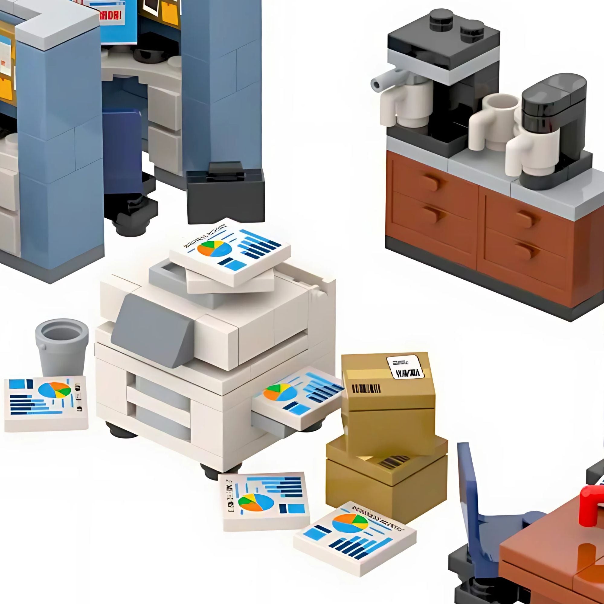 Office Furniture Brick Set
