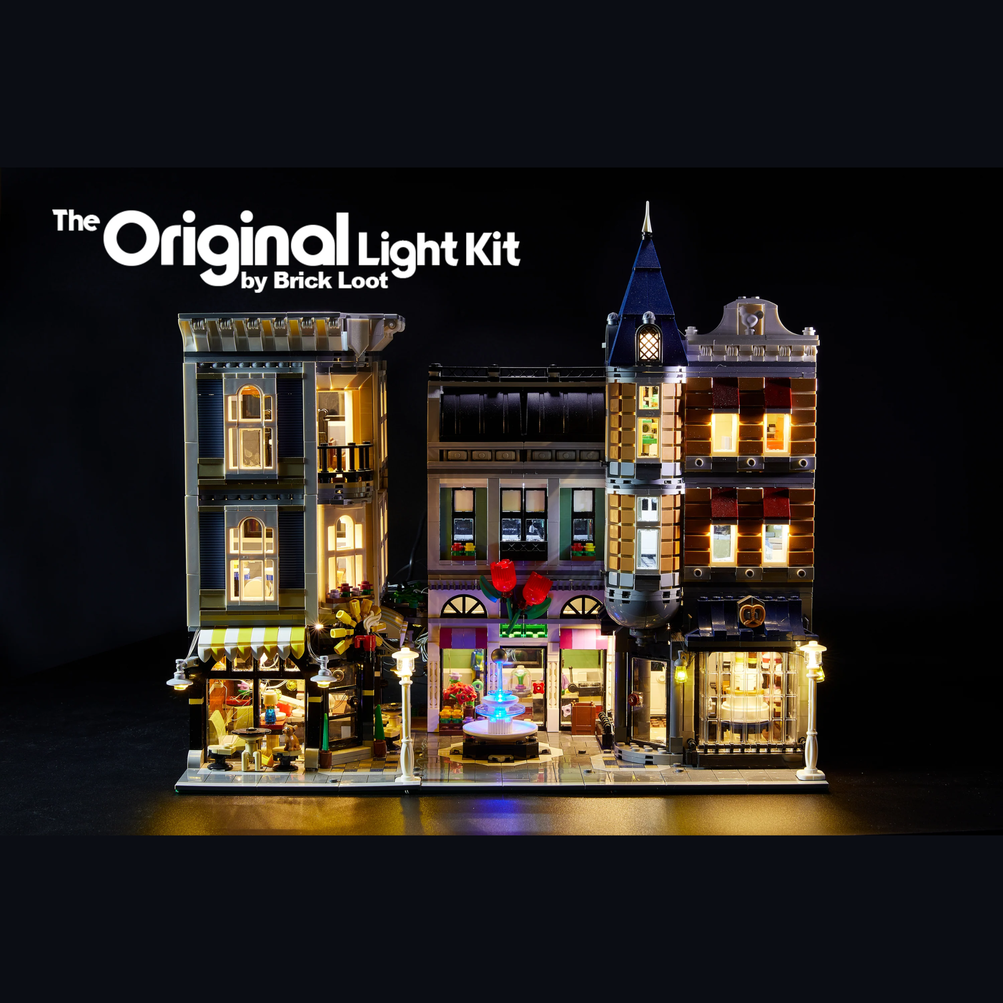 LED Lighting Kit for LEGO Assembly Square Set (10255)